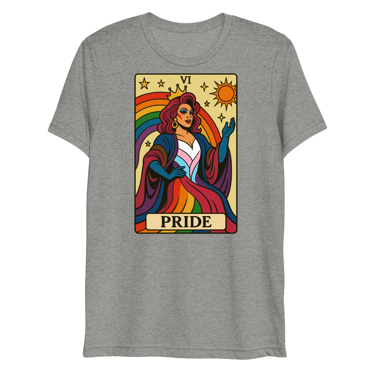 Pride Tarot (Triblend)-Triblend T-Shirt-Swish Embassy