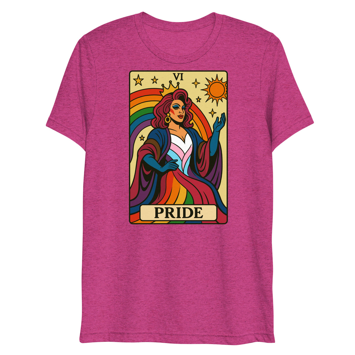 Pride Tarot (Triblend)-Triblend T-Shirt-Swish Embassy