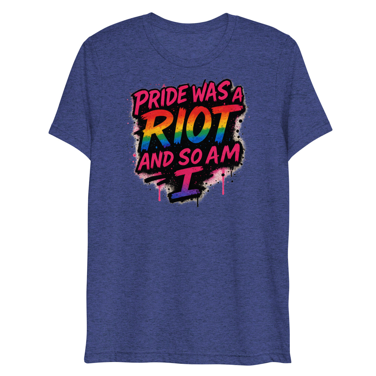 Pride Was a Riot (Triblend)-Triblend T-Shirt-Swish Embassy