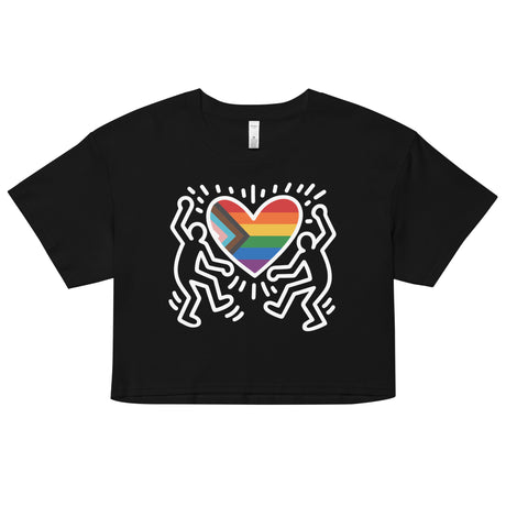 Progress Pride Figures (Crop Top)-Crop Top-Swish Embassy
