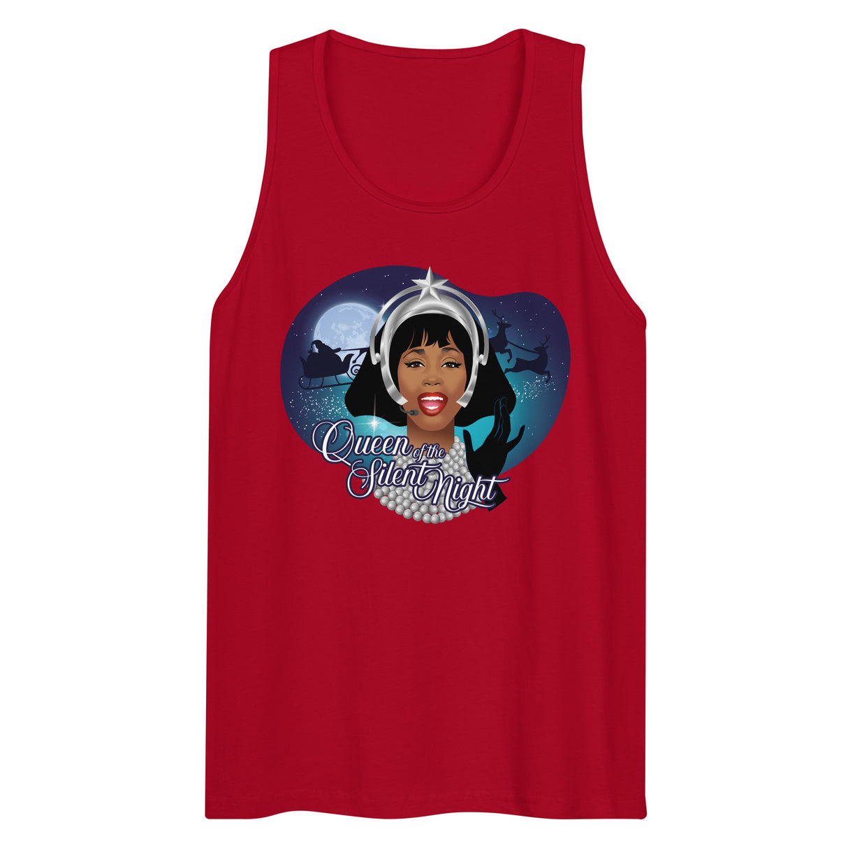 Queen of the Silent Night (Tank top)-Tank Top-Swish Embassy