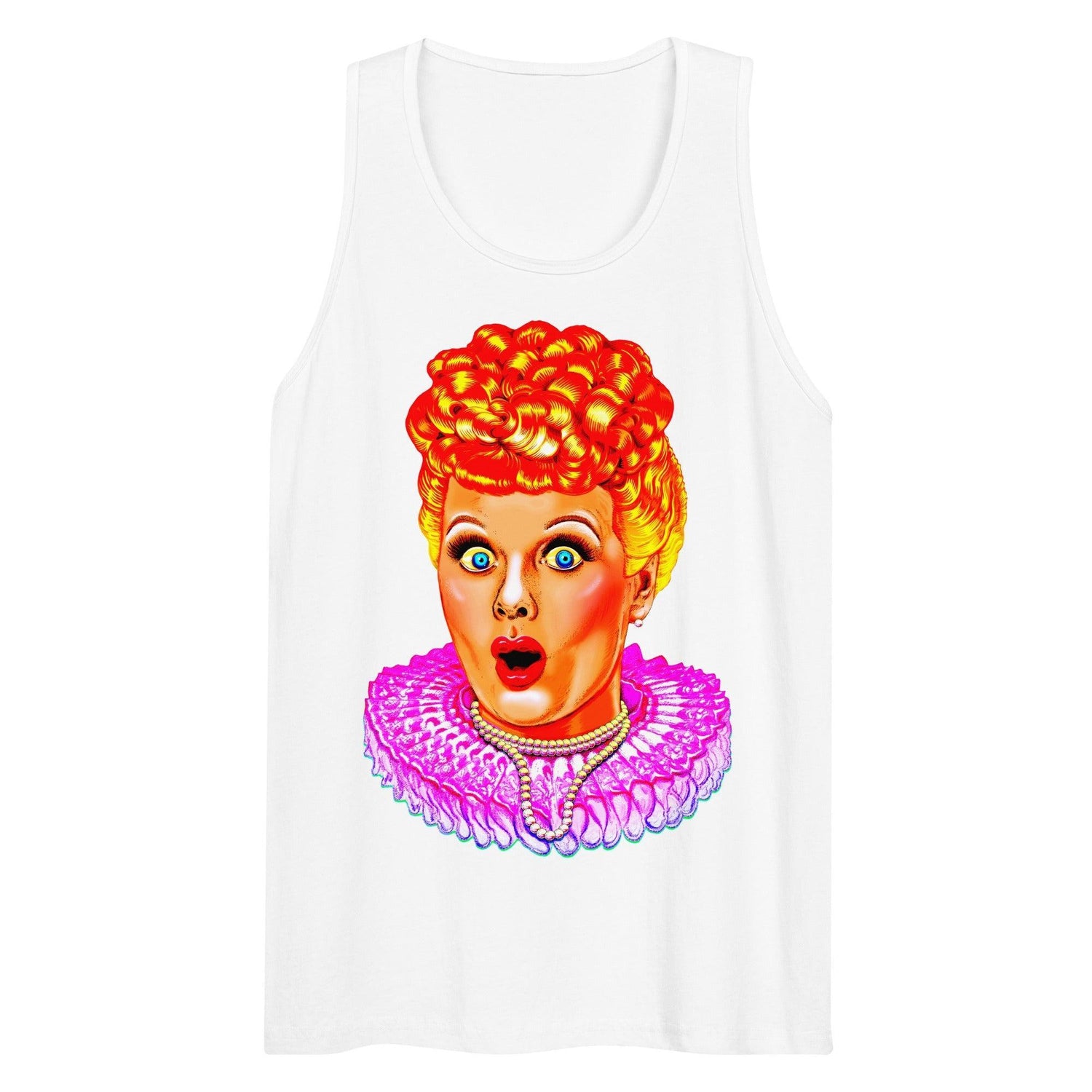 Red Hair Don’t Care (Tank Top)-Tank Top-Swish Embassy