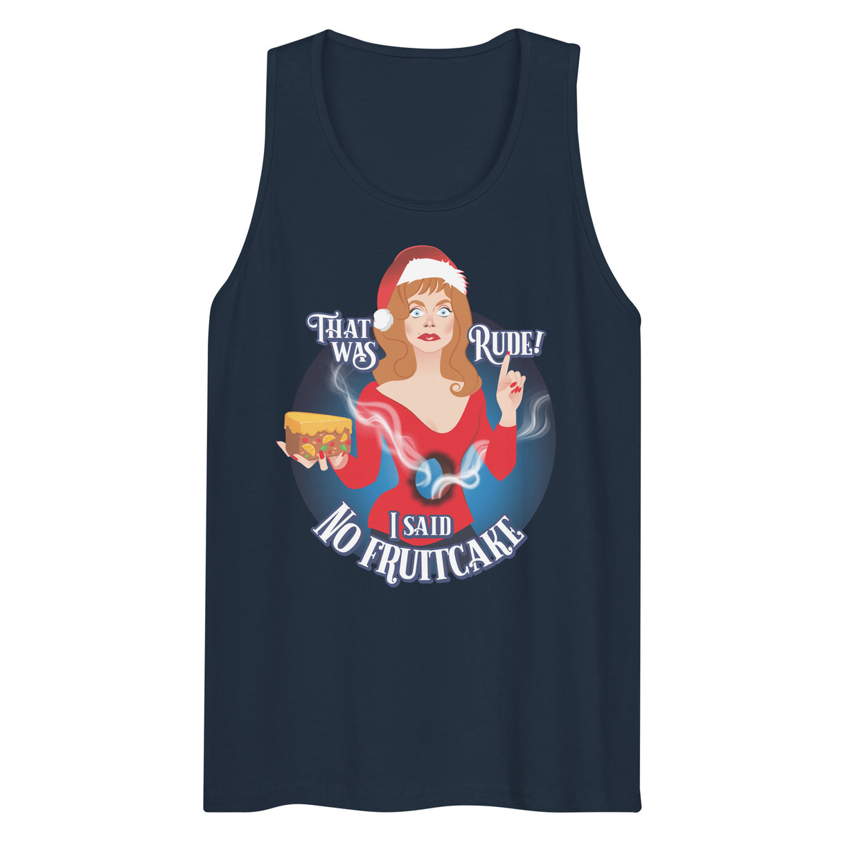 Rude Fruitcake (Tank top)-Tank Top-Swish Embassy