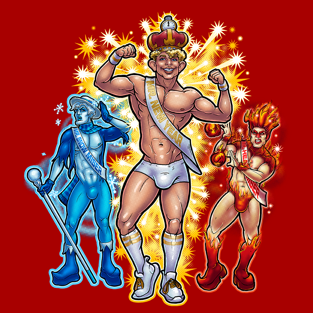 Shiny New Year-Christmas T-Shirts-Swish Embassy