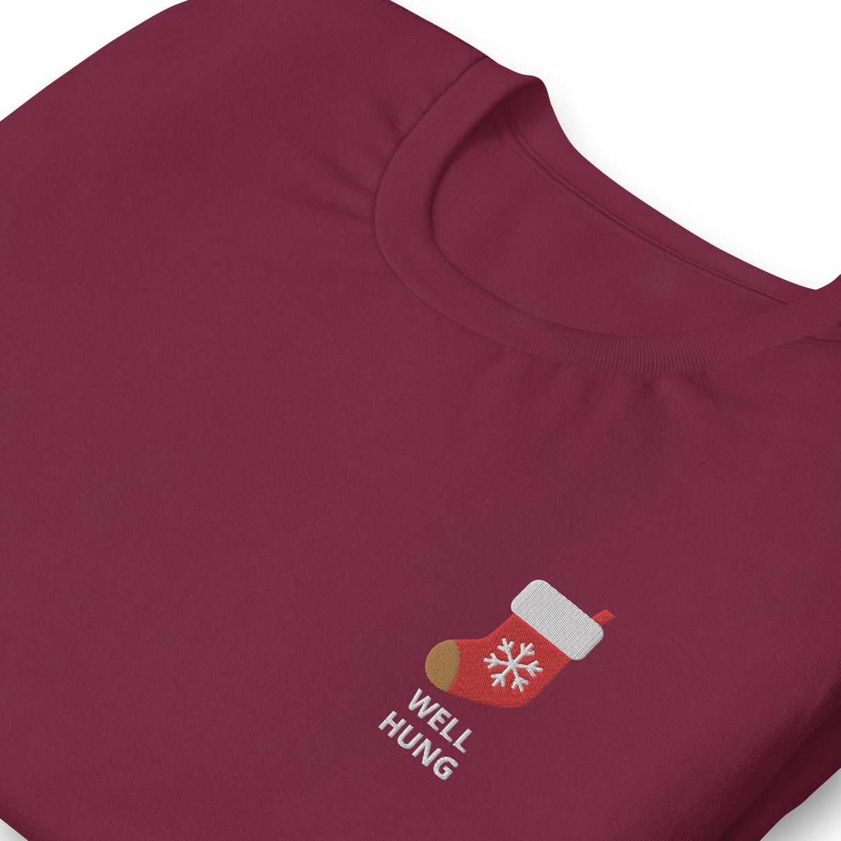 Stocking (Well Hung)-Christmas T-Shirts-Swish Embassy