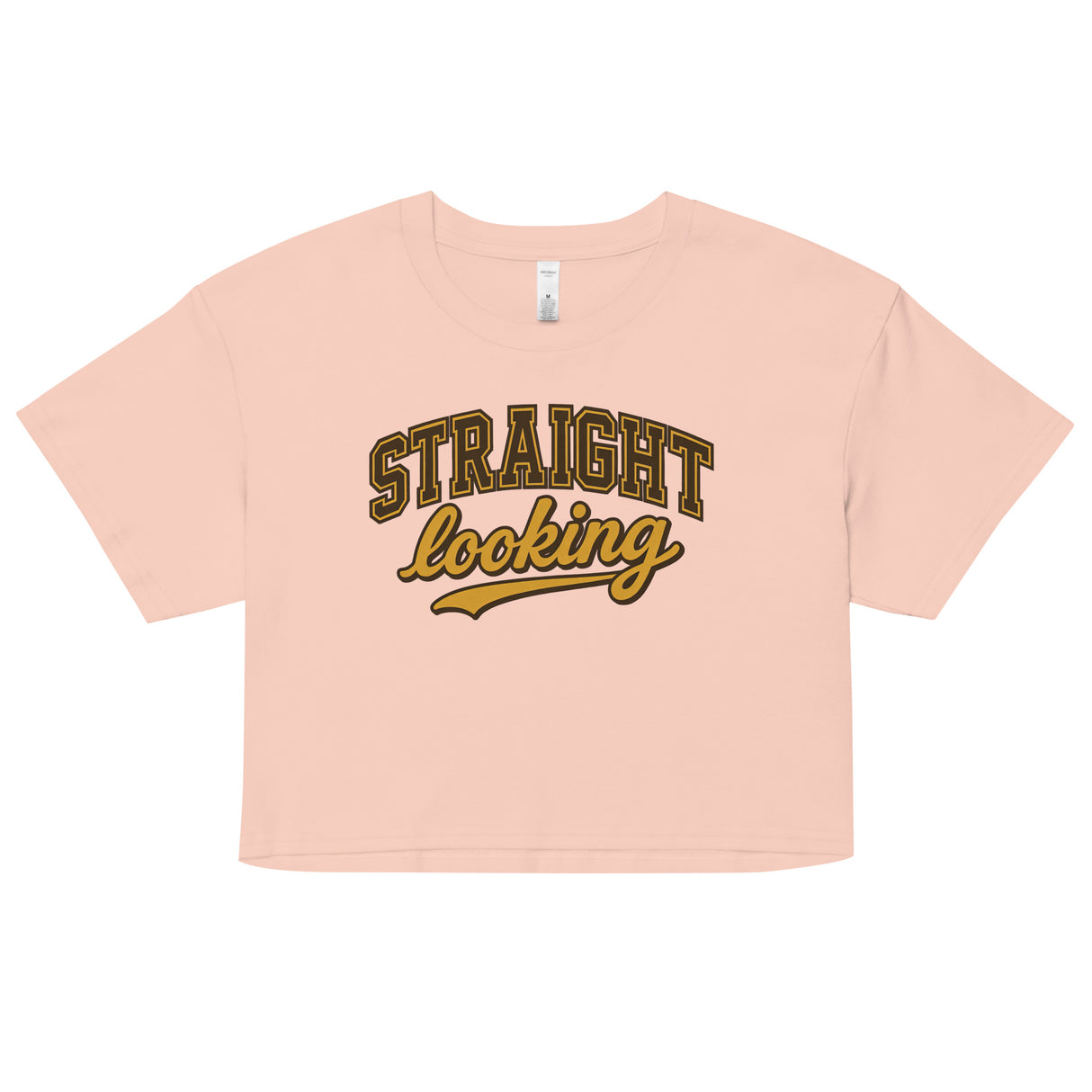 Straight Looking (Crop Top)-Crop Top-Swish Embassy