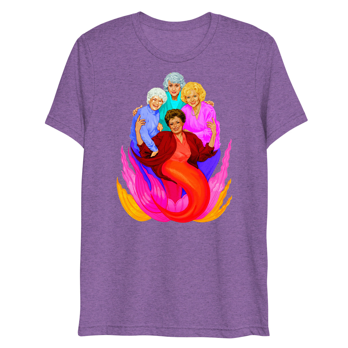 Thank You for Being a Finned (Triblend)-Triblend T-Shirt-Swish Embassy