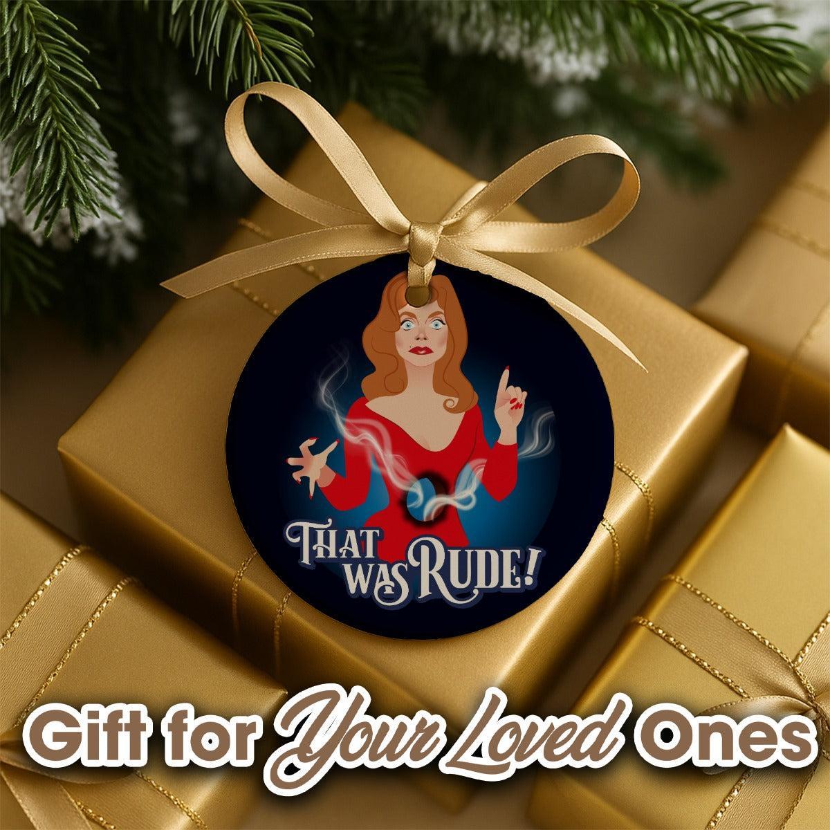 That Was Rude (Ceramic Holiday Keepsake)-Ceramic Holiday Keepsake-Swish Embassy