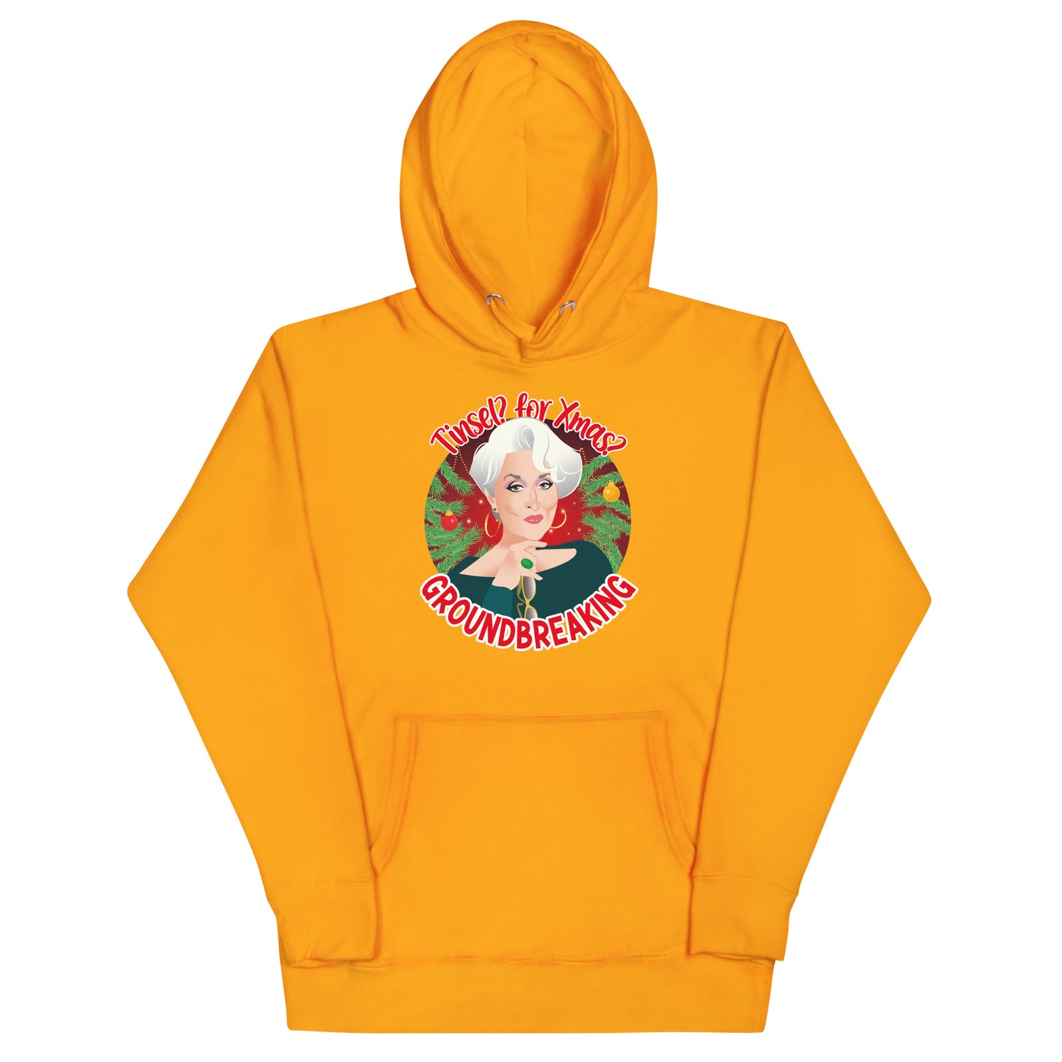 Tinsel for Xmas? Groundbreaking (Hoodie)-Hoodie-Swish Embassy