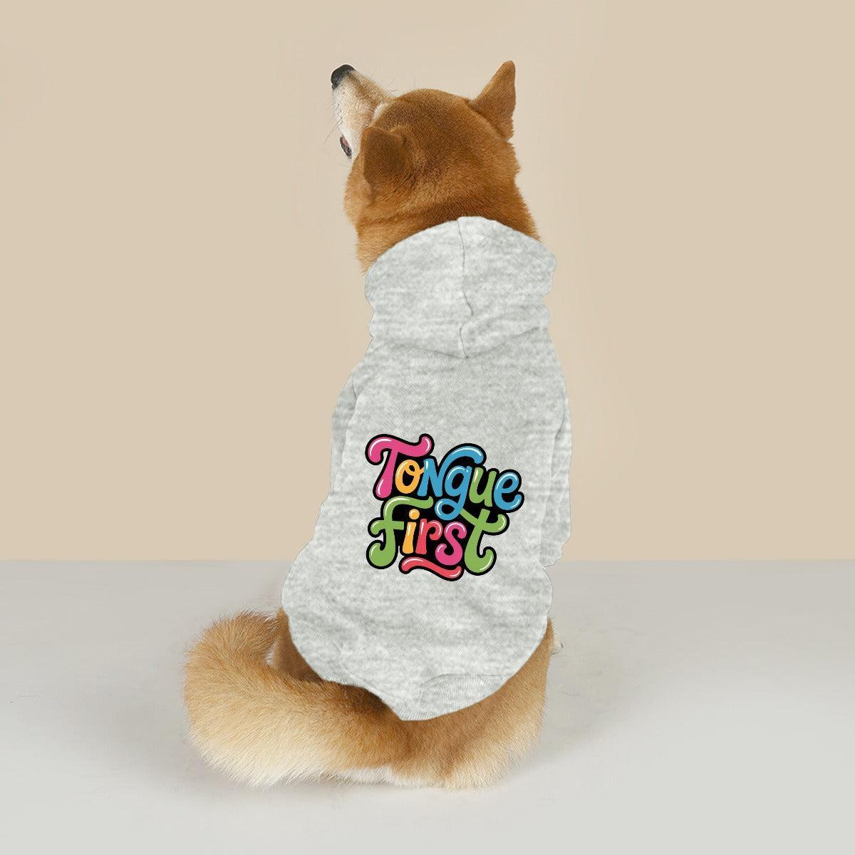 Tongue First (Pet Hoodie)-Pet Hoodie-Swish Embassy