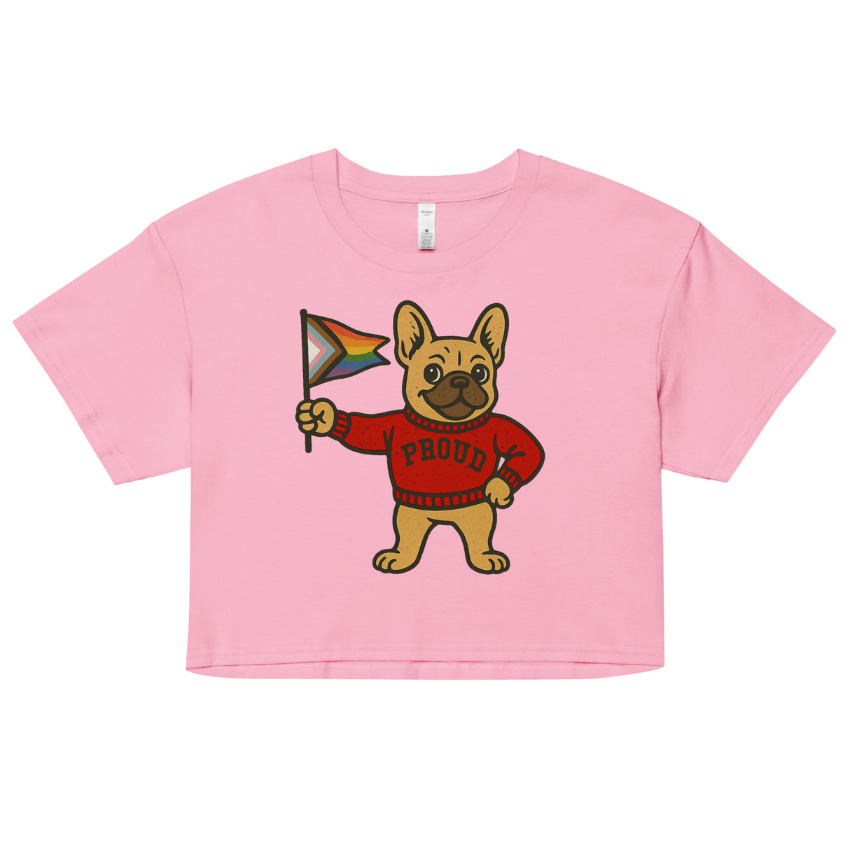 Varsity Pride Puppy (Crop Top)-Crop Top-Swish Embassy