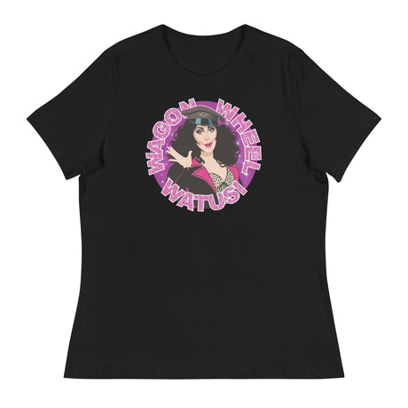 Wagonwheel Watusi (Women's Relaxed T-Shirt)-Women's T-Shirts-Swish Embassy