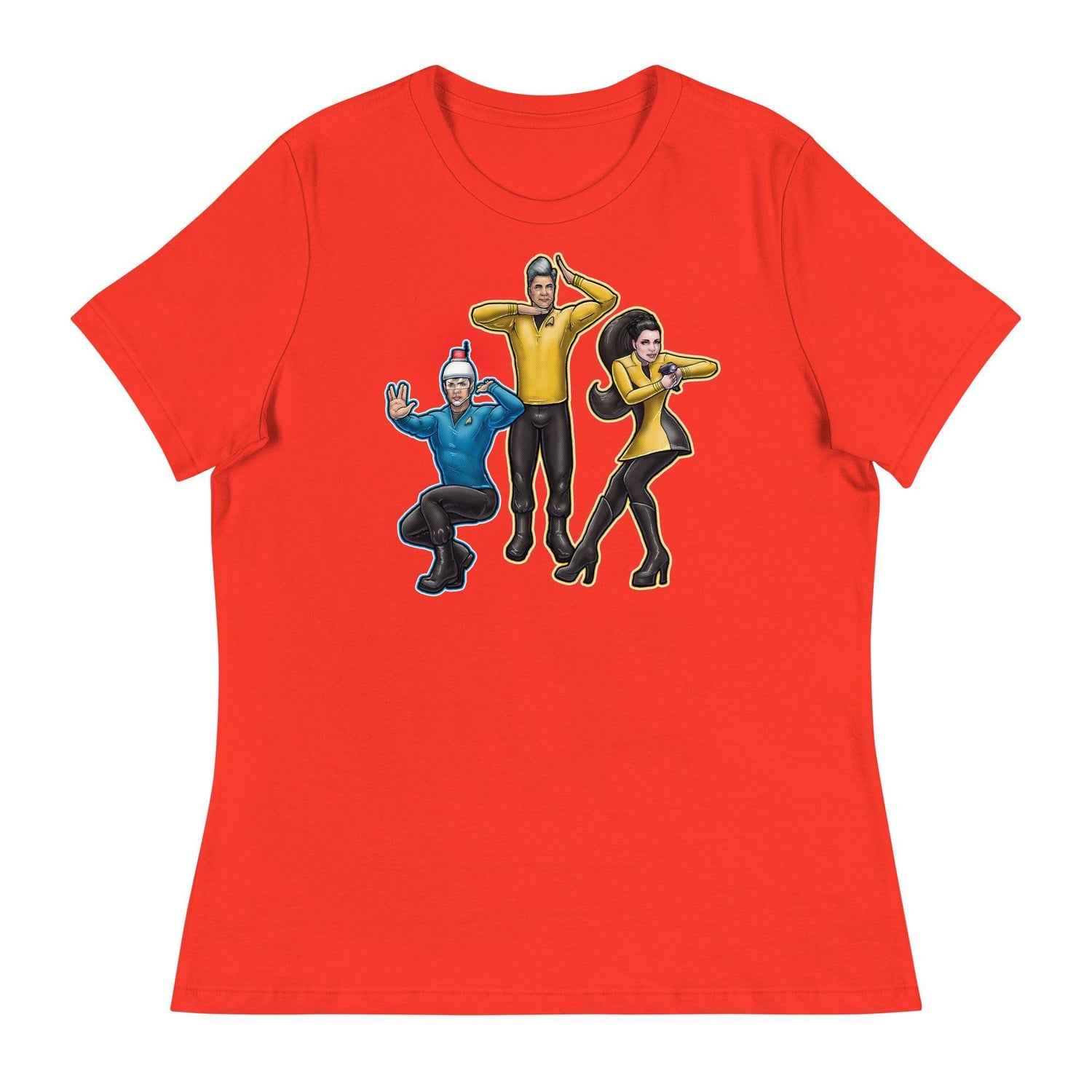 Warp that Effing Duck (Women's Relaxed T-Shirt)-Women's T-Shirts-Swish Embassy