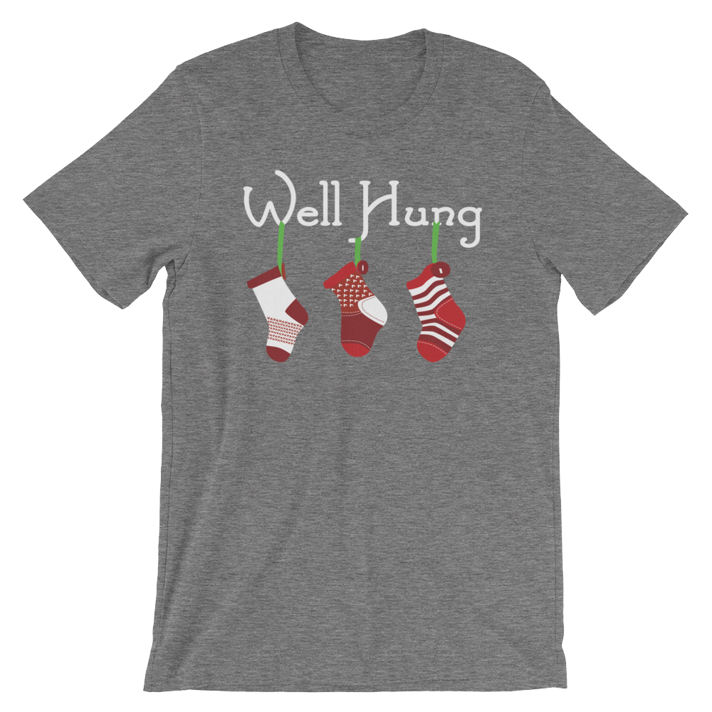 Well Hung Stockings-Christmas T-Shirts-Swish Embassy