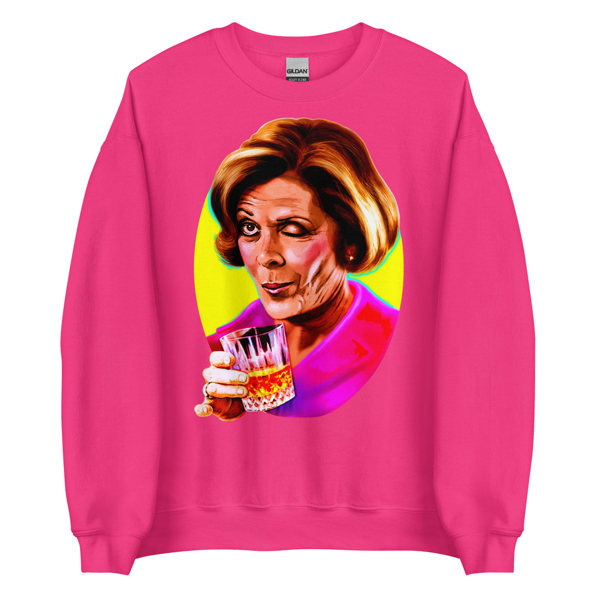 Wink and Drink (Sweatshirt)-Sweatshirt-Swish Embassy