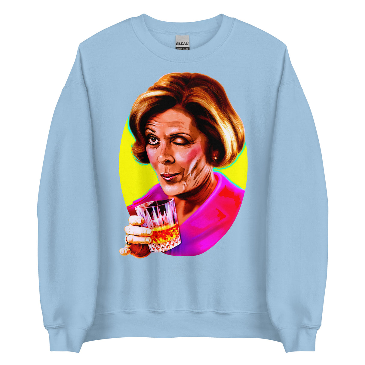 Wink and Drink (Sweatshirt)-Sweatshirt-Swish Embassy