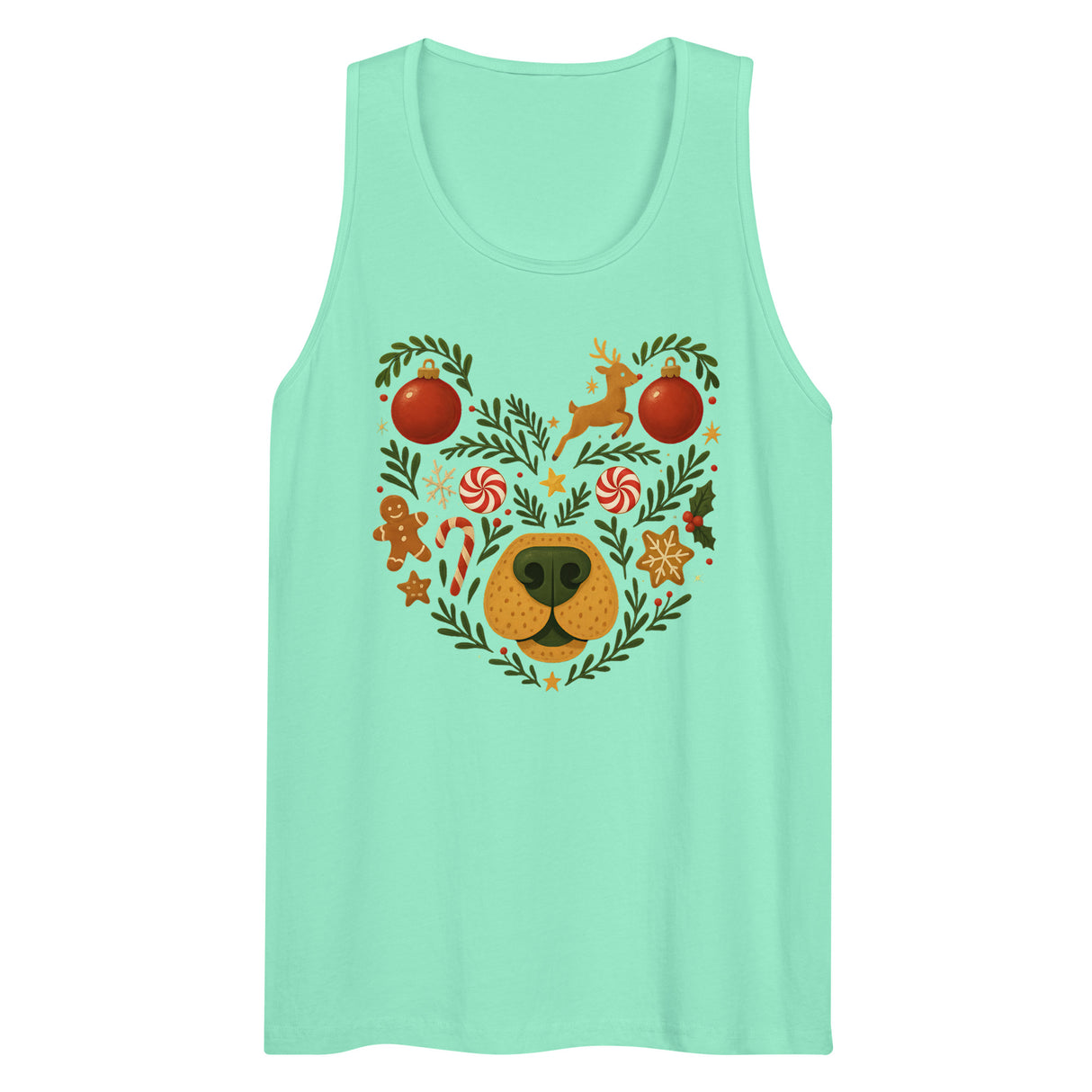 Winter Bear (Tank top)-Tank Top-Swish Embassy