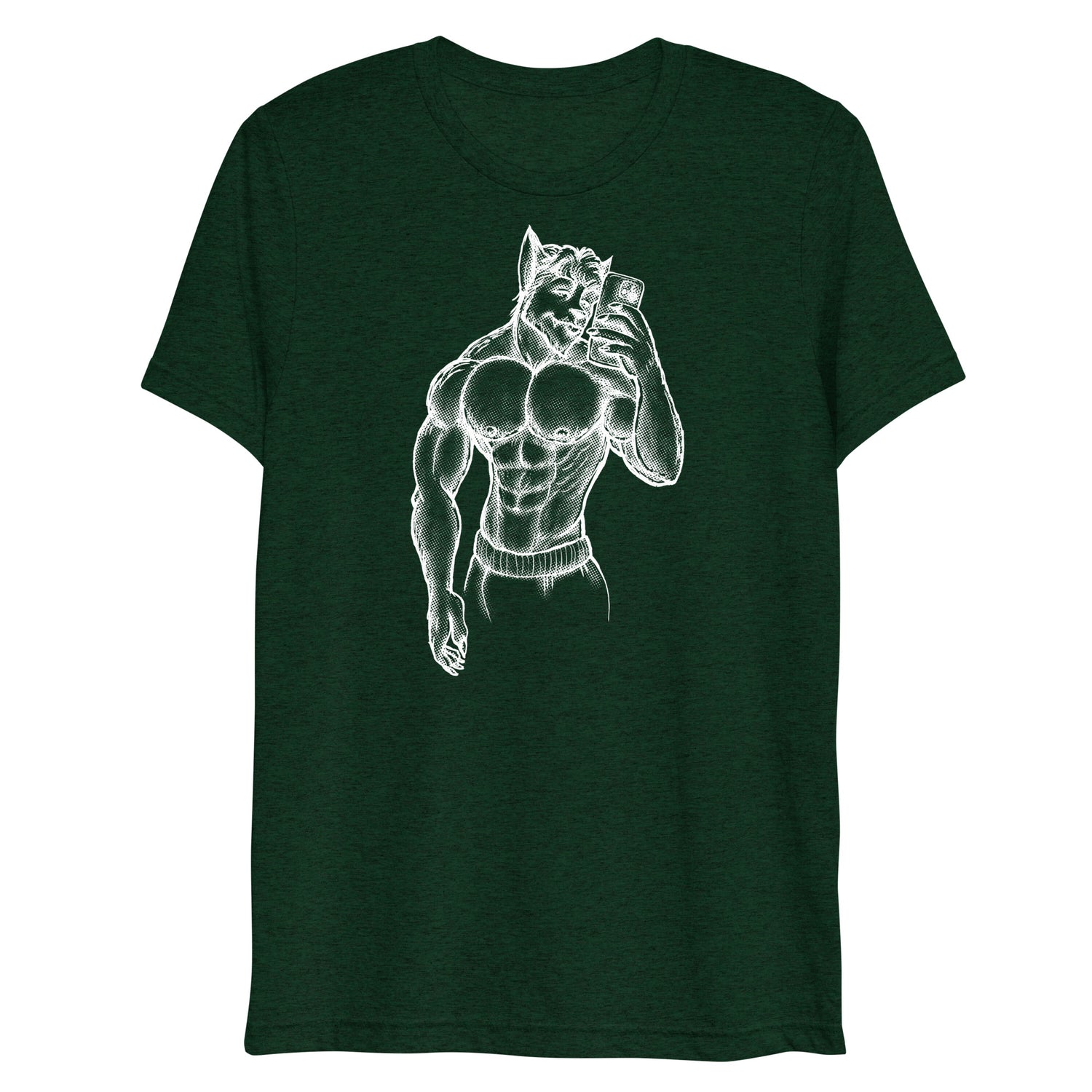 Wolfie (Triblend)-Triblend T-Shirt-Swish Embassy