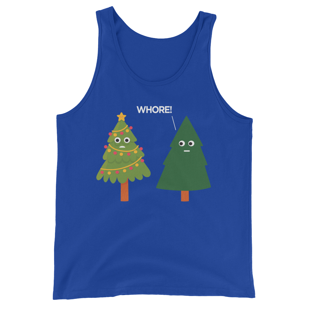 X-Mas Tree Shade (Tank Top)-Christmas Tank Tops-Swish Embassy