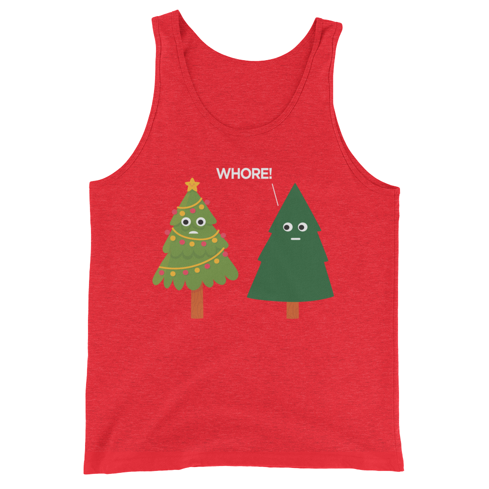 X-Mas Tree Shade (Tank Top)-Christmas Tank Tops-Swish Embassy