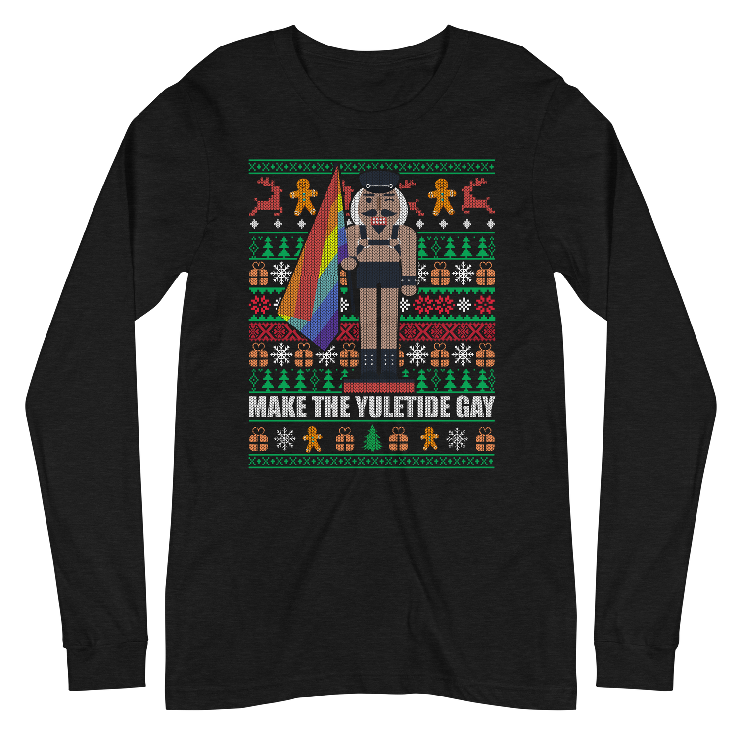 Yuletide Gay (Ugly Christmas)-T-Shirts-Swish Embassy