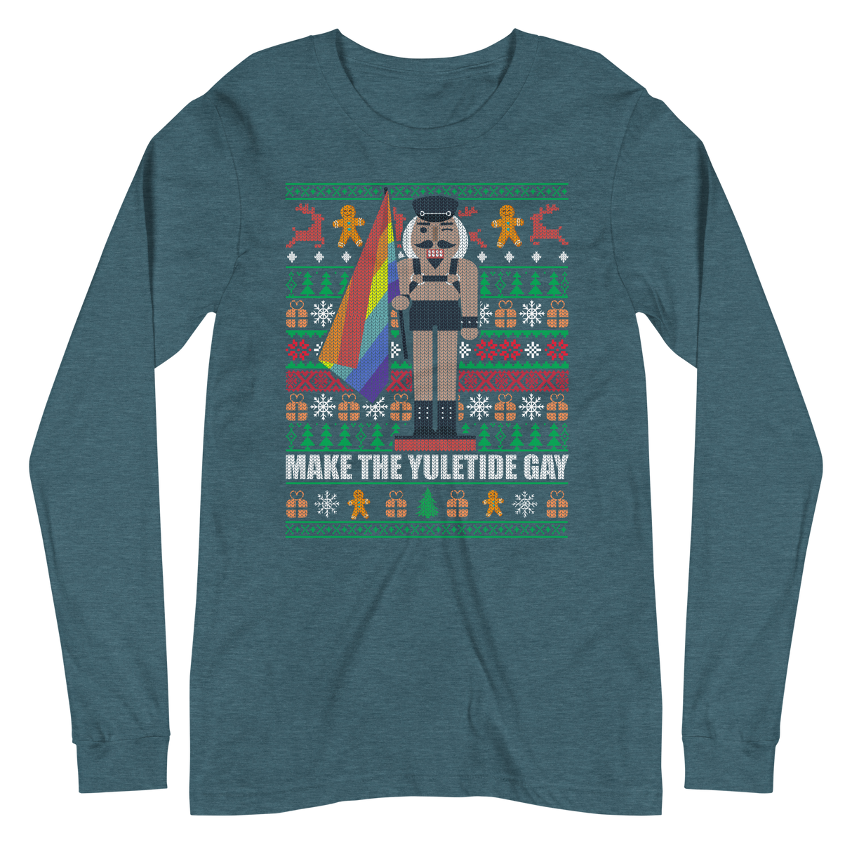 Yuletide Gay (Ugly Christmas)-T-Shirts-Swish Embassy