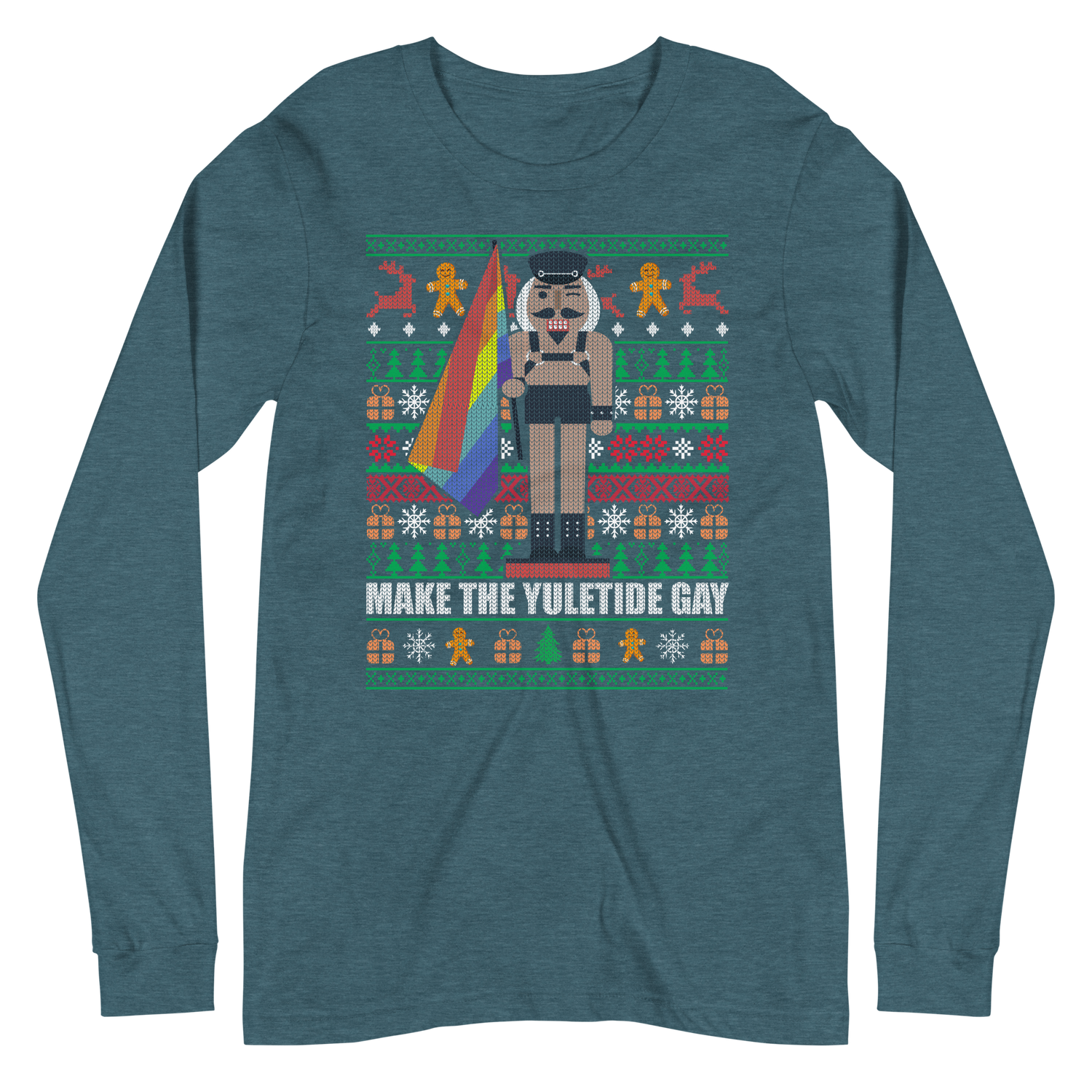Yuletide Gay (Ugly Christmas)-T-Shirts-Swish Embassy