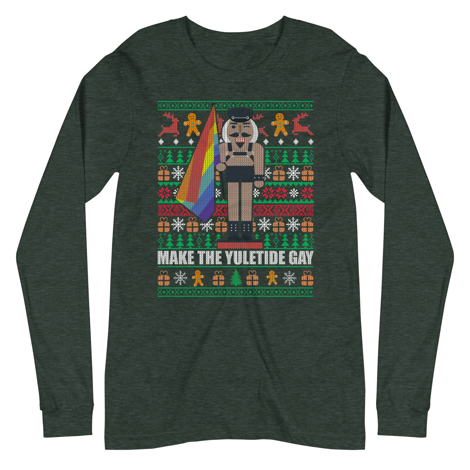 Yuletide Gay (Ugly Christmas)-T-Shirts-Swish Embassy