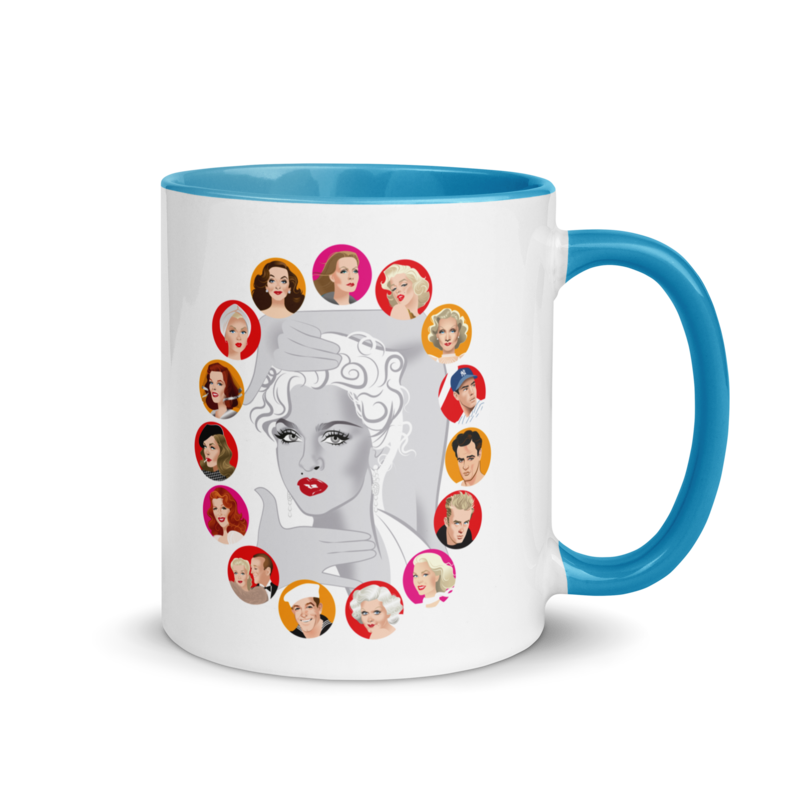 Dietrich and DiMaggio (Mug) - Blue