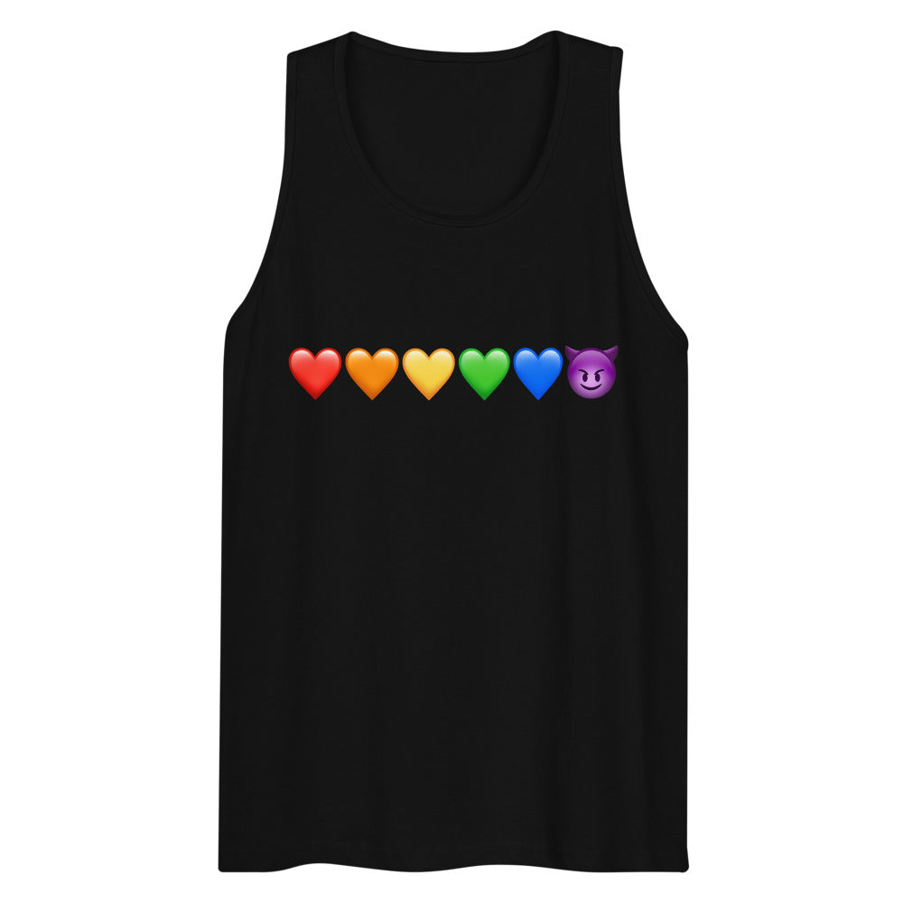 Devil Made Me Do It (Tank Top) - Black