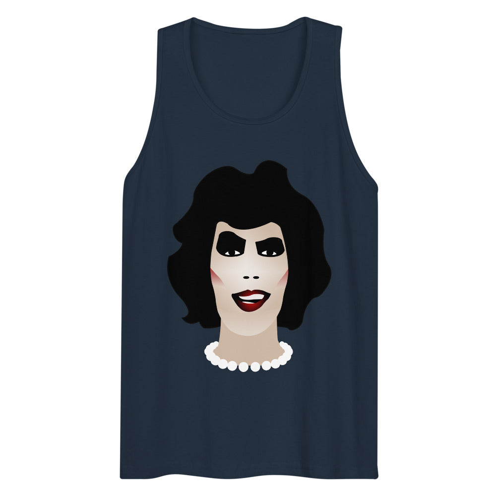 Frank N Furter (Tank Top) - Navy