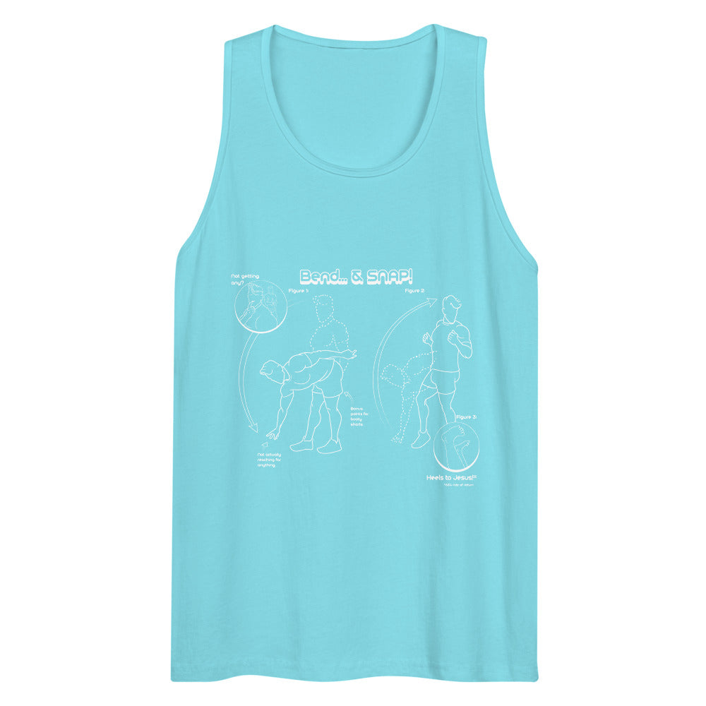 Pliez et accrochez (Tank Top) - Pacific Blue