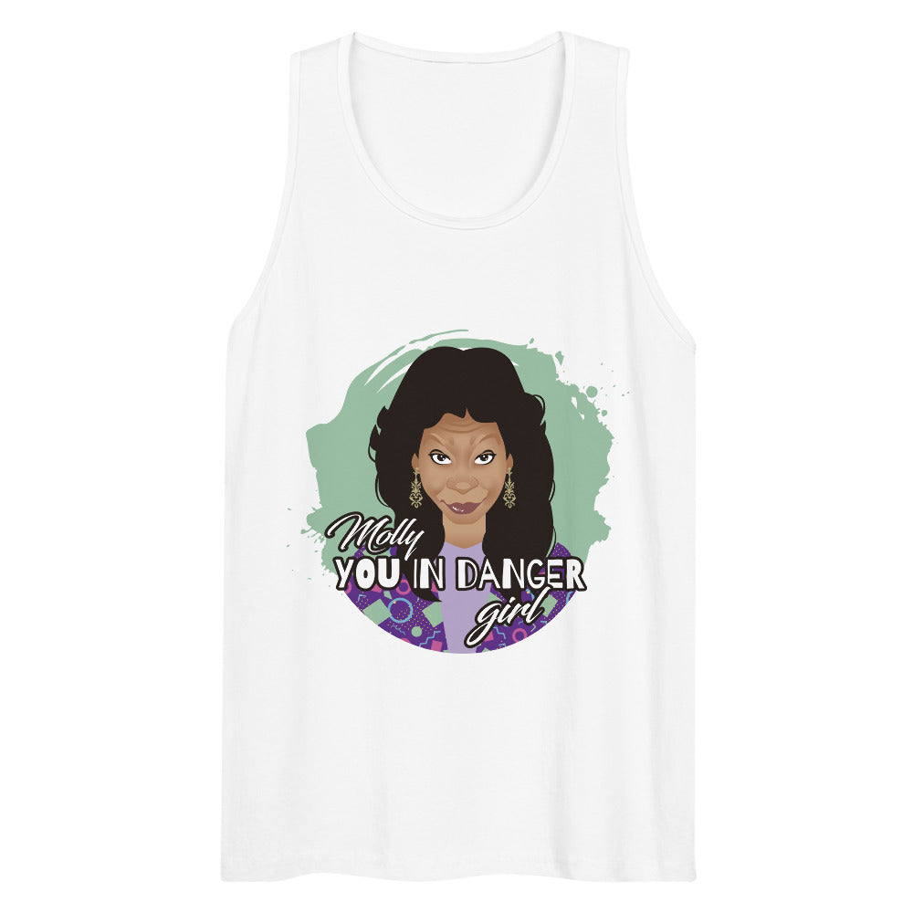 Molly You in Danger Girl (Tank Top) - White