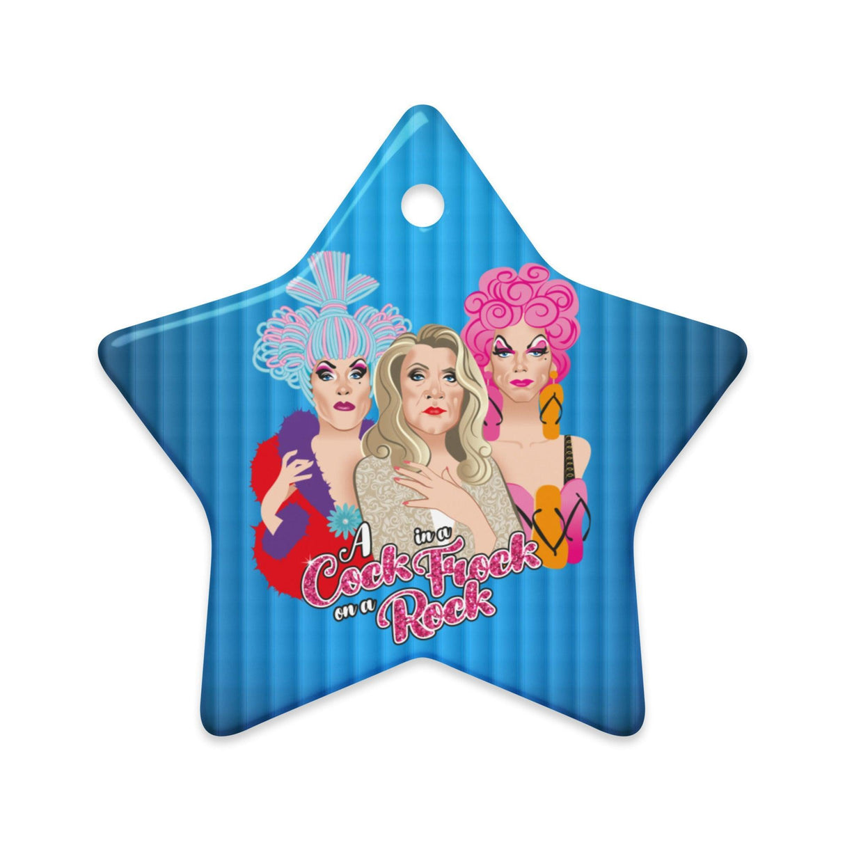 A Frock On A Rock (Ceramic ornament)-Swish Embassy