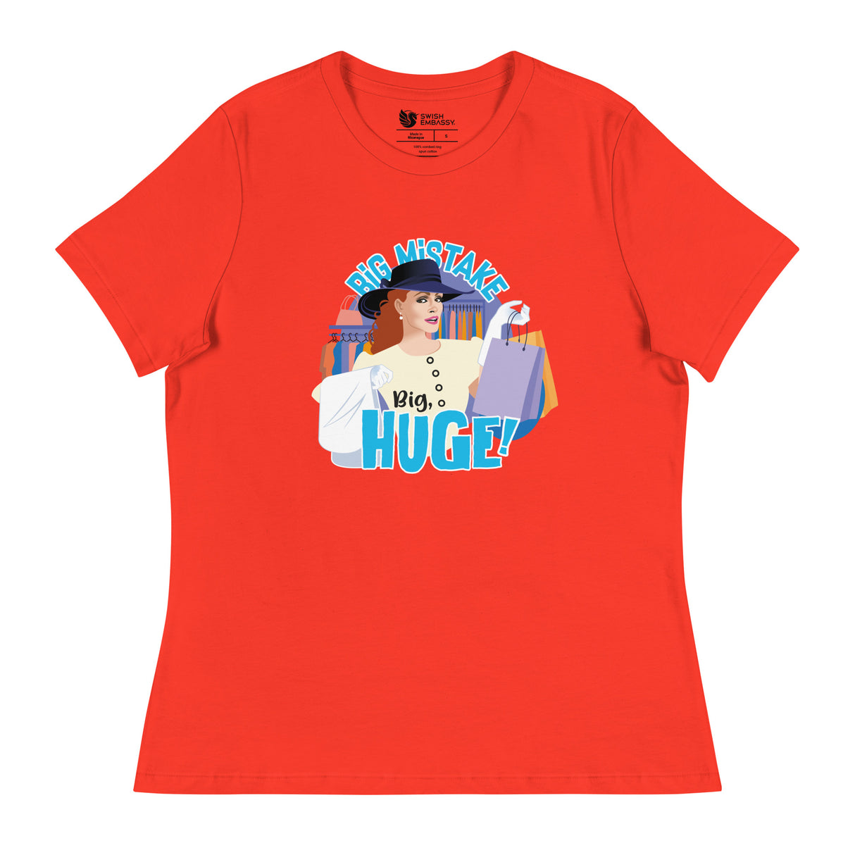 Big Mistake (Women's Relaxed T-Shirt)-Women's T-Shirts-Swish Embassy