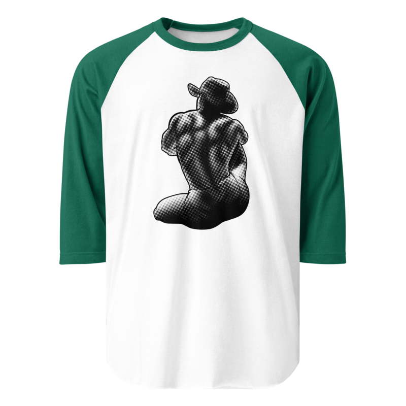 Bikini Cowboy (Raglan) - White/Kelly