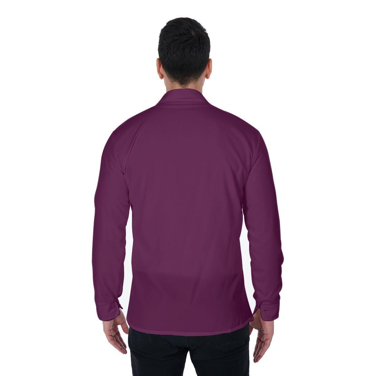 Cabernet Daddy (Long Sleeve Button Shirt)-Long Sleeve Button Shirts-Swish Embassy