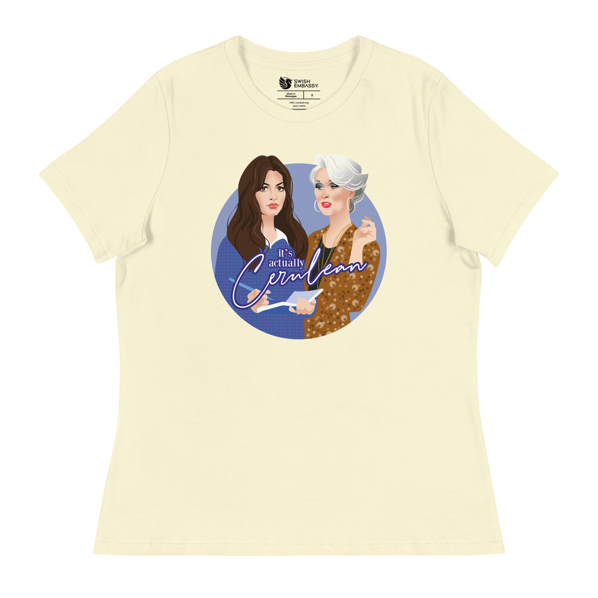 Cerulean (Women's Relaxed T-Shirt)-Women's T-Shirts-Swish Embassy