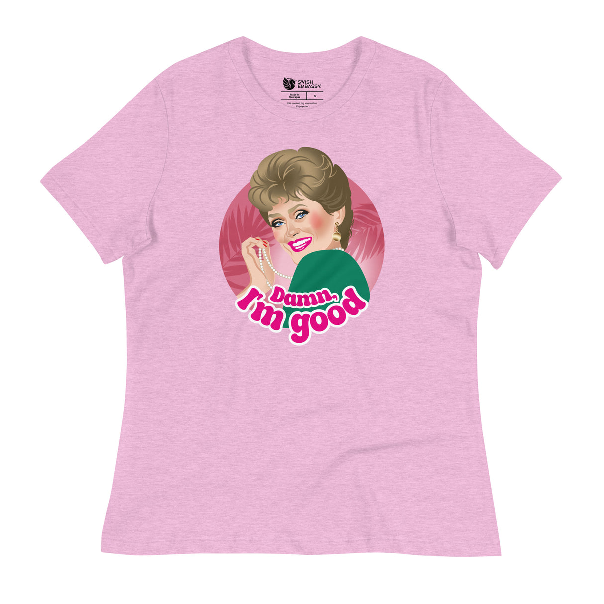 Damn I'm Good (Women's Relaxed T-Shirt)-Women's T-Shirts-Swish Embassy