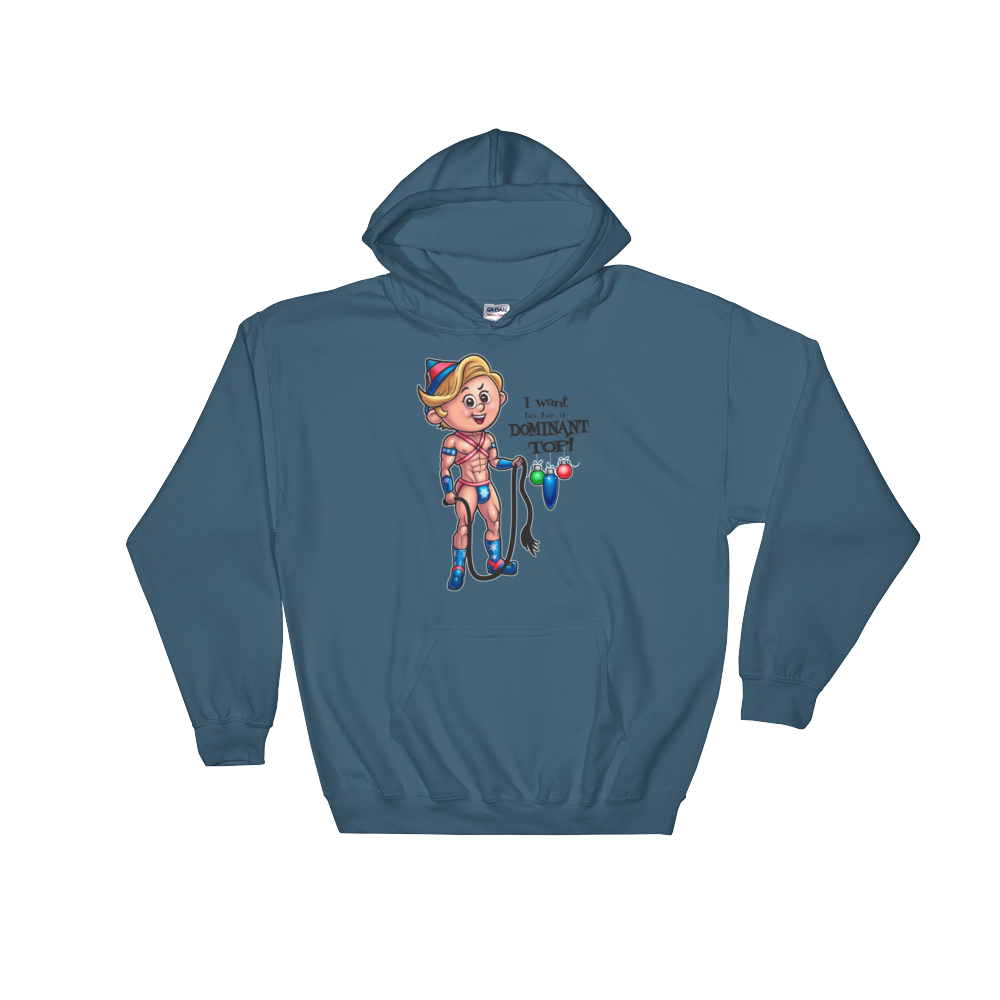 Dom Top Elf (Hoodie)-Christmas Hoodies-Swish Embassy