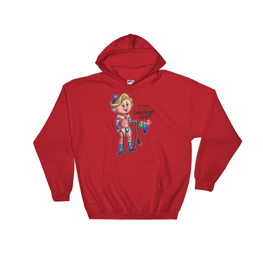 Dom Top Elf (Hoodie)-Christmas Hoodies-Swish Embassy