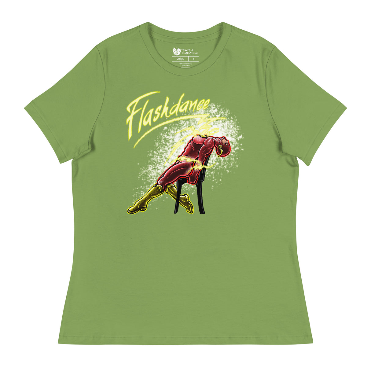 Flashdance (Women's Relaxed T-Shirt)-Women's T-Shirts-Swish Embassy