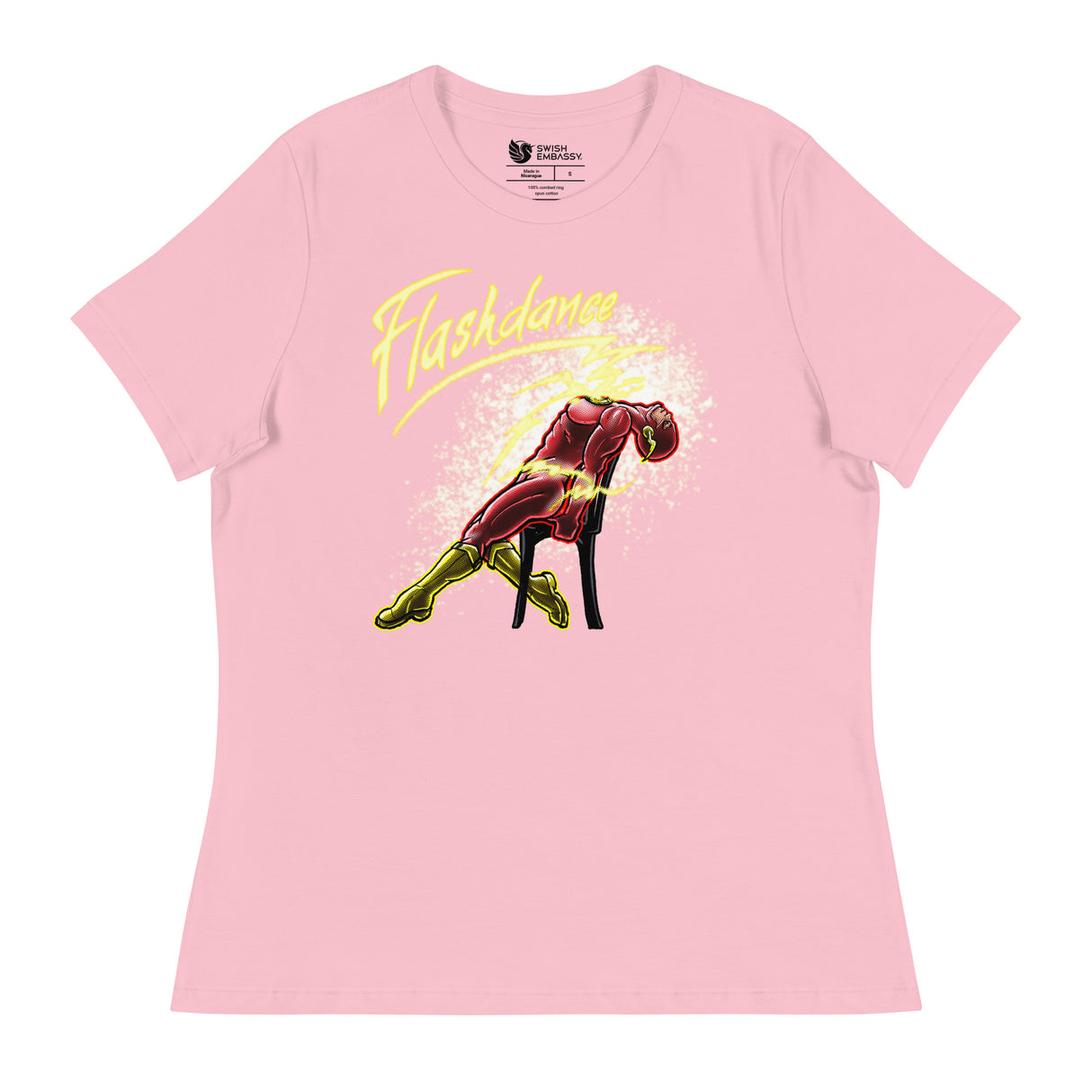 Flashdance (Women's Relaxed T-Shirt)-Women's T-Shirts-Swish Embassy
