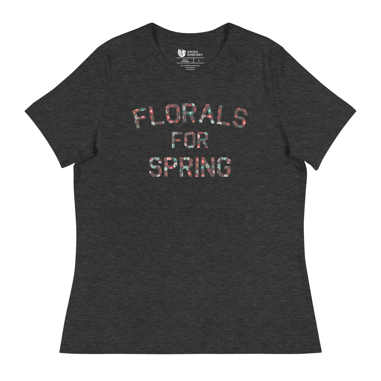 Florals for Spring (Women's Relaxed T-Shirt)-Women's T-Shirts-Swish Embassy