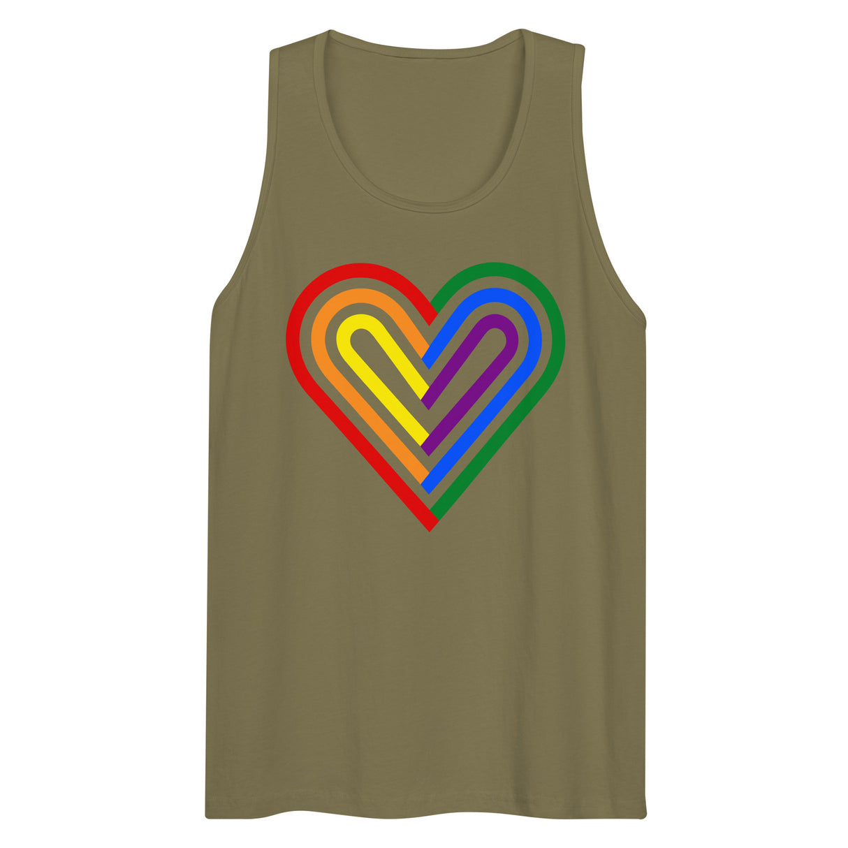 Heart On (Tank Top)-Tank Top-Swish Embassy