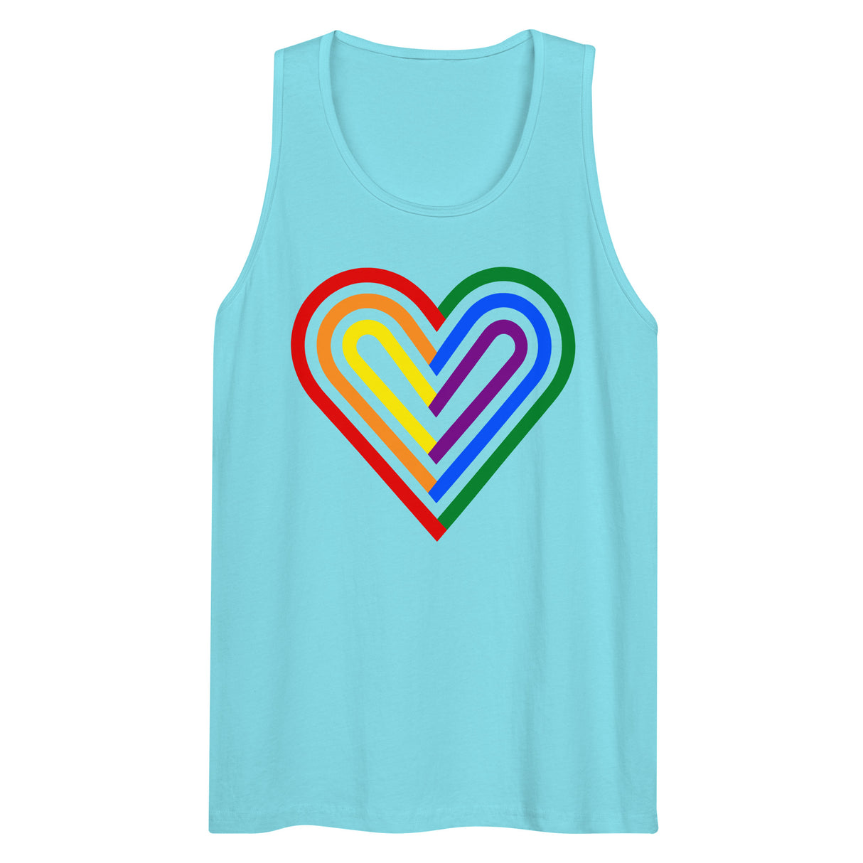 Heart On (Tank Top)-Tank Top-Swish Embassy