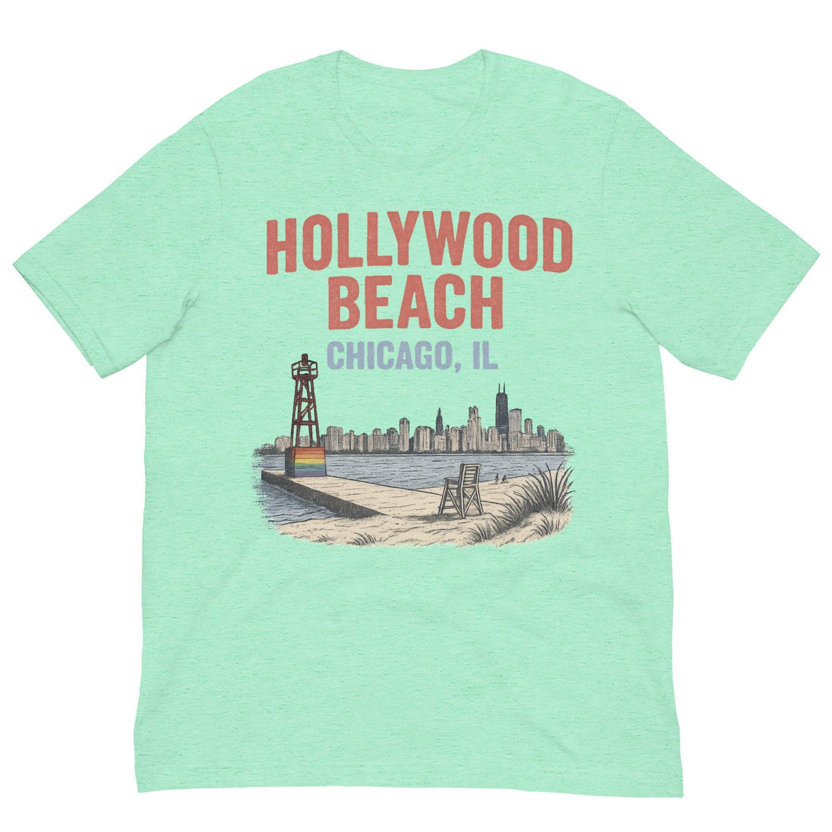 Hollywood Beach-T-Shirts-Swish Embassy