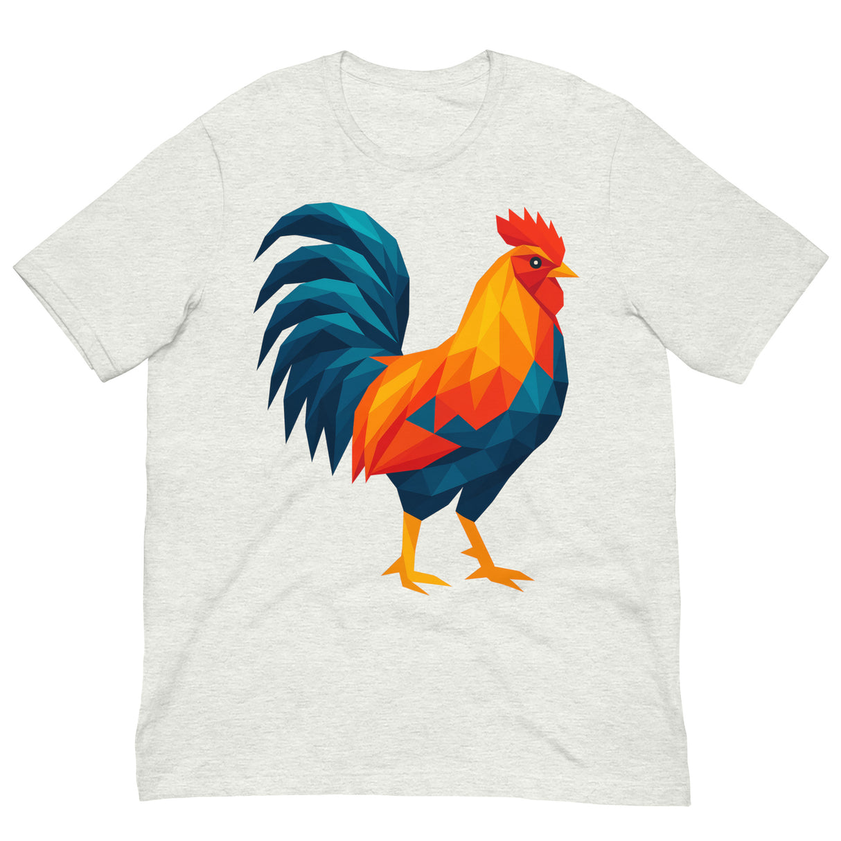 Huge Polygon Rooster-T-Shirts-Swish Embassy