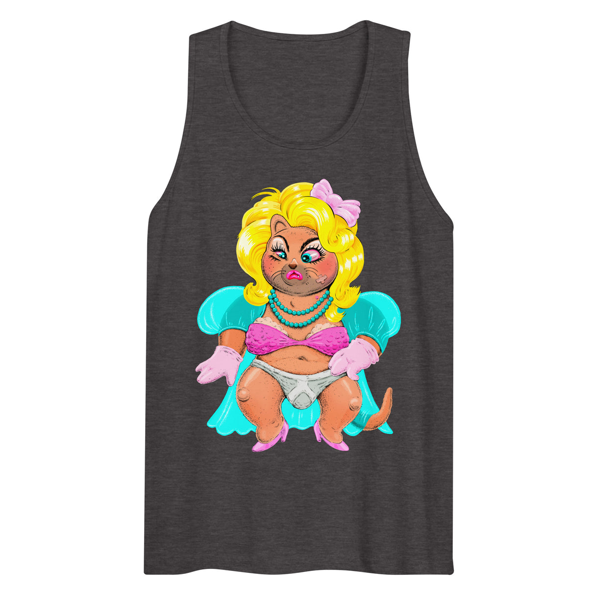 Look What the Cat Dragged In (Tank Top)-Tank Top-Swish Embassy
