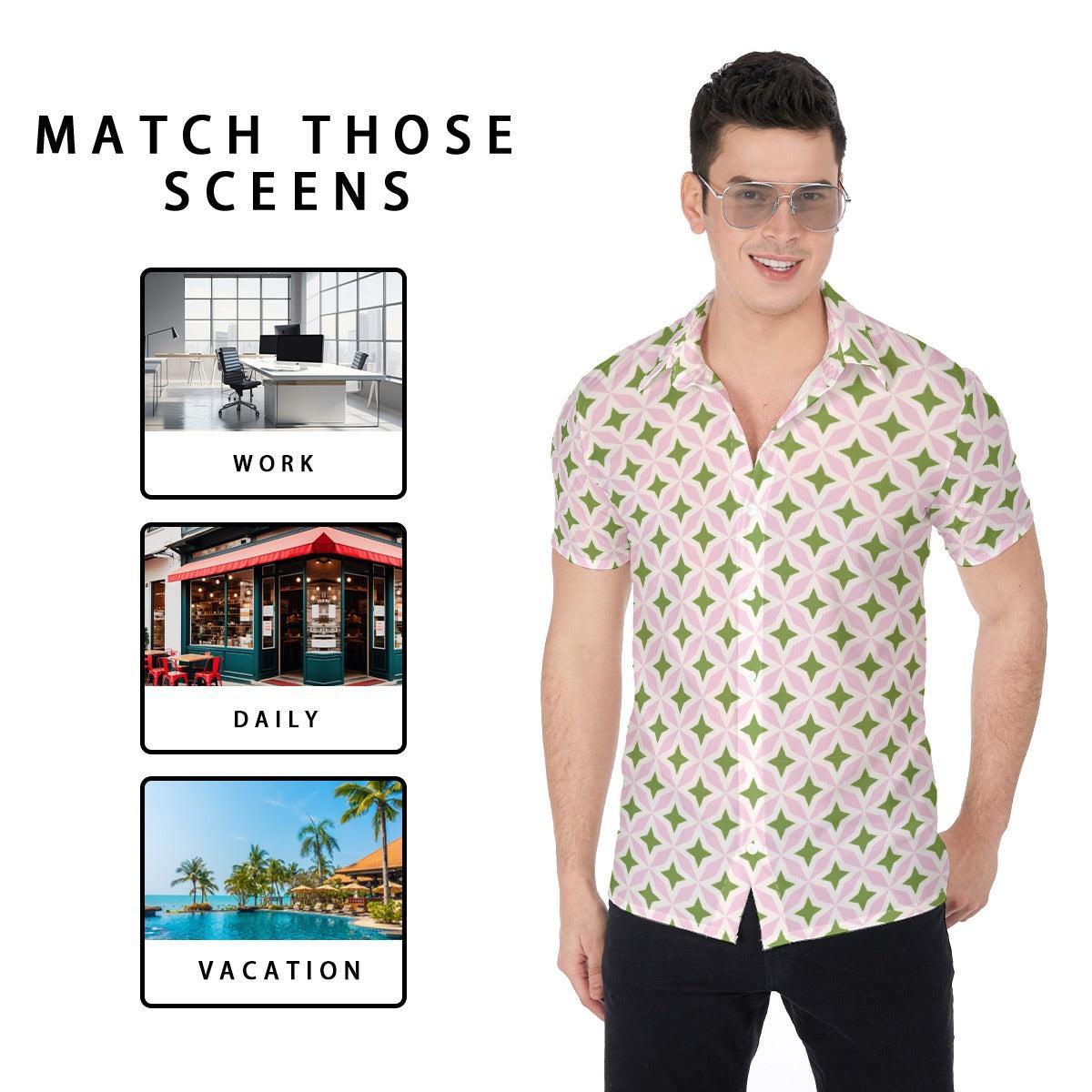 Martini on Venus (Button Shirt)-Button Shirt-Swish Embassy